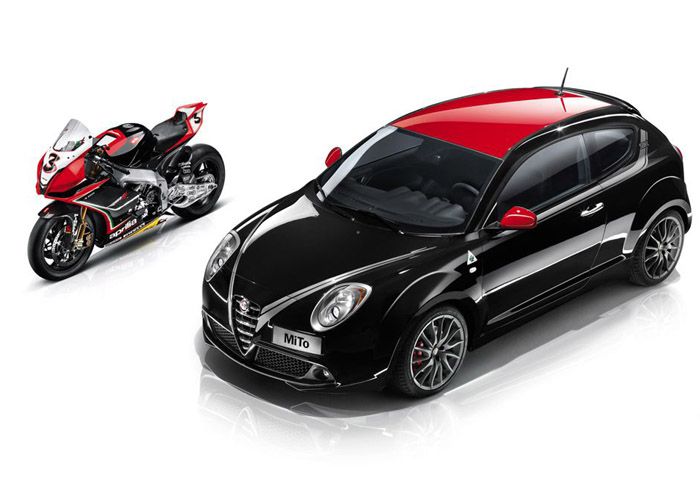 Η MiTo SBK Limited Edition QV -πλάι στην Aprilia Superbike του Max Biaggi- θα παραχθεί σε μόλις 200 μονάδες.